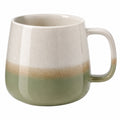 Keramiktasse 400ml Beige/Grün