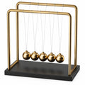 Newton Pendel Dekoration Gold Schwarz