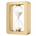 Goldene Sanduhr Dekoration mit Glasrahmen, 60 Minuten