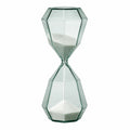 Geometrische Sanduhr mit Weißem Sand, Transparent