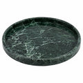 Rundes Marmortablett Grün 30 cm